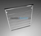 Nerezové zábradlí francouzské okno, IDAHO