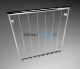 Nerezové zábradlí francouzské okno, OHIO