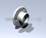 Ukončení madla zábradlí na stěně.