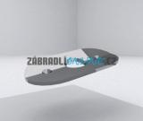 Nerezová kolíbka pro kulaté madlo pr. 42,4 mm.