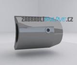 Nerezový držák výplně na trubku pr. 42,4 mm, osový pro výplň pr. 12 mm,  brus.